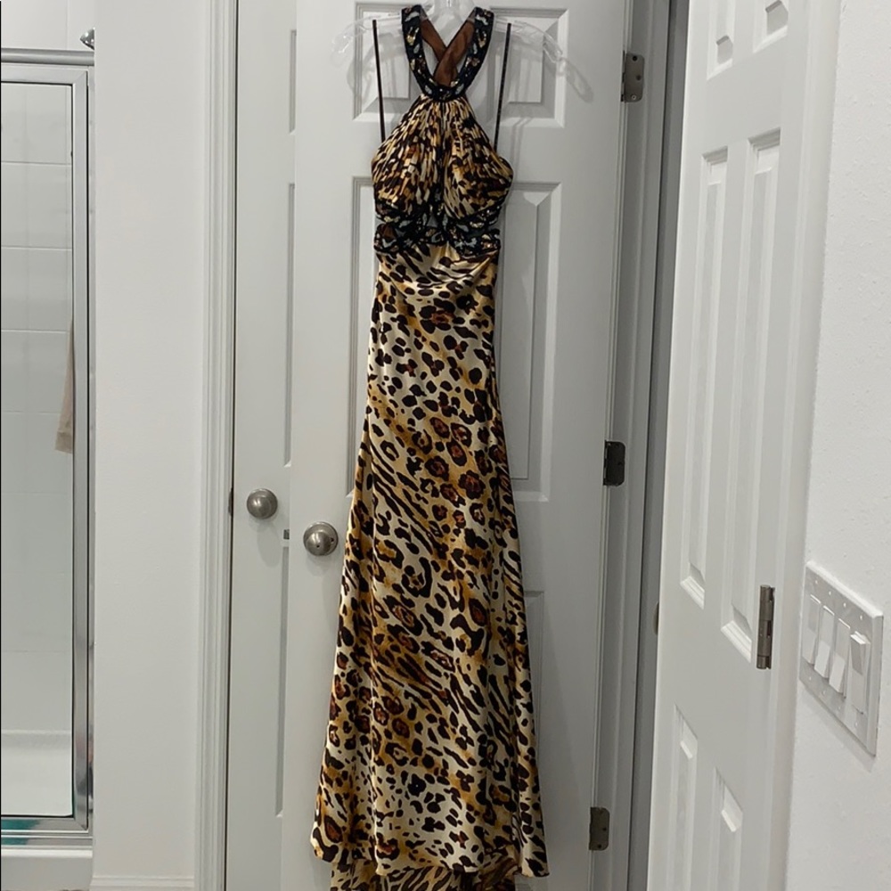 Camille Animal print gown